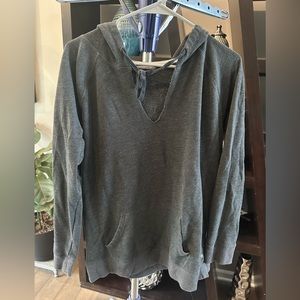 Victoria's Secret Gray Lightweight Hoodie M